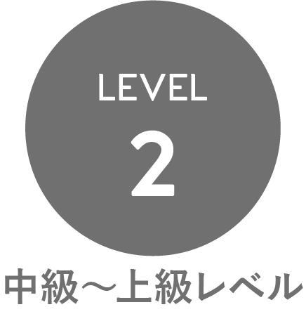 Level2・中級〜上級レベル