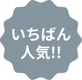 一番人気!!