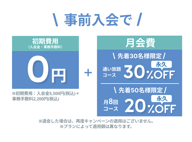 オープニングキャンペーン